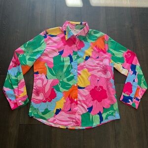 NWOT Floral Button Down Shirt